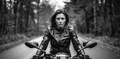women rider jacket