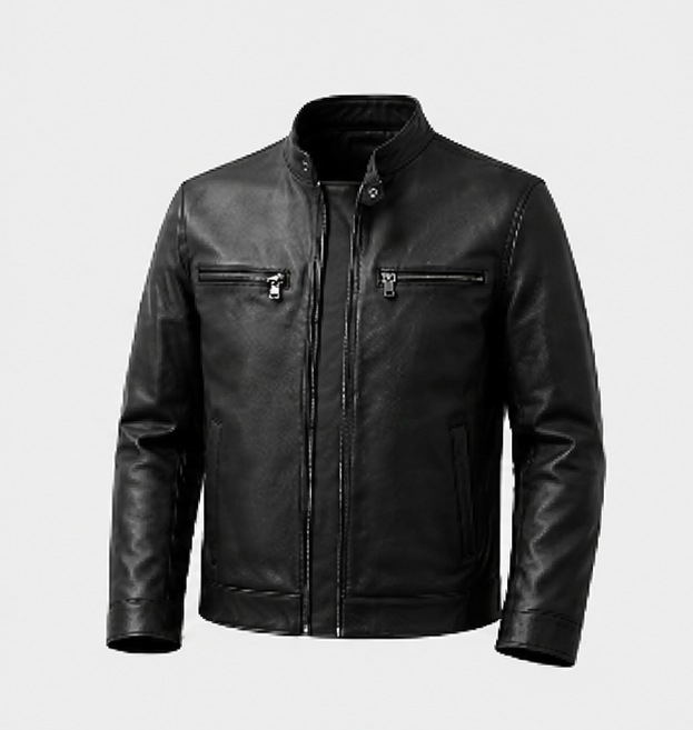 black jacket with pockets