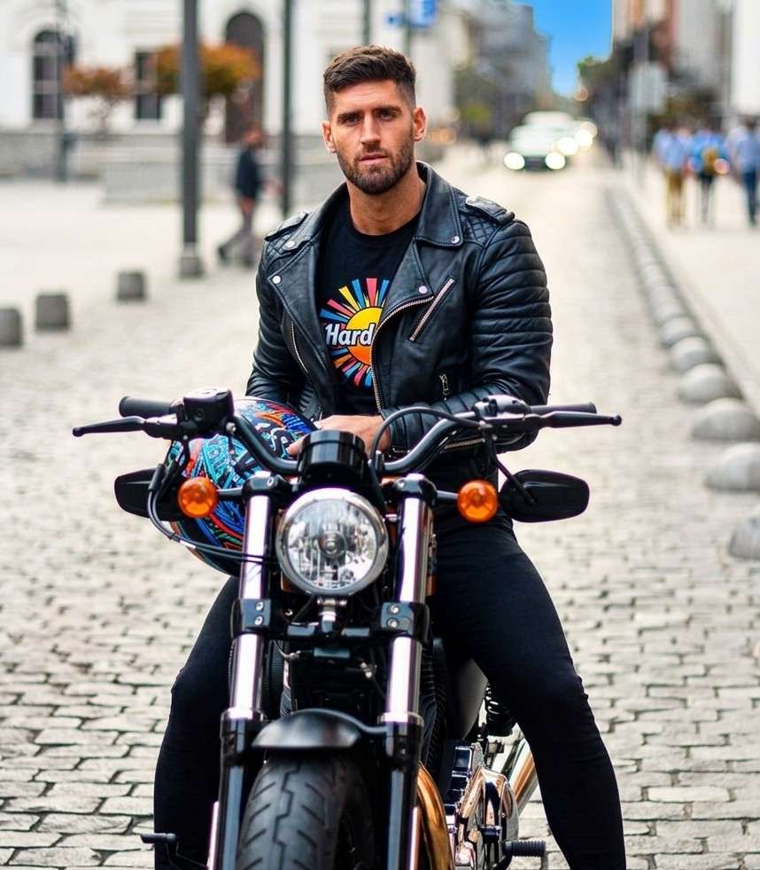 mens biker jacket